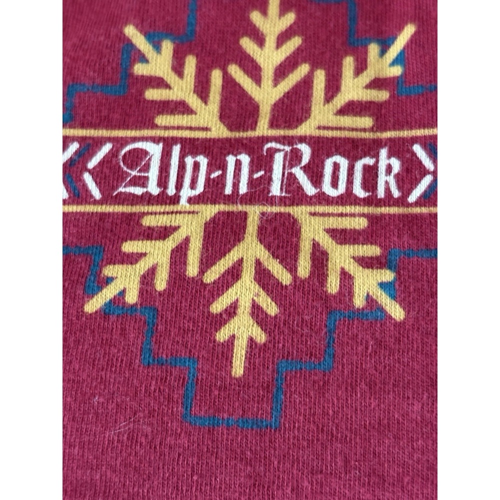 Alp-n-Rock Ladies Madeline Henley Shirt Women's Extra Small Deep Red Embroidered - Picture 13 of 16